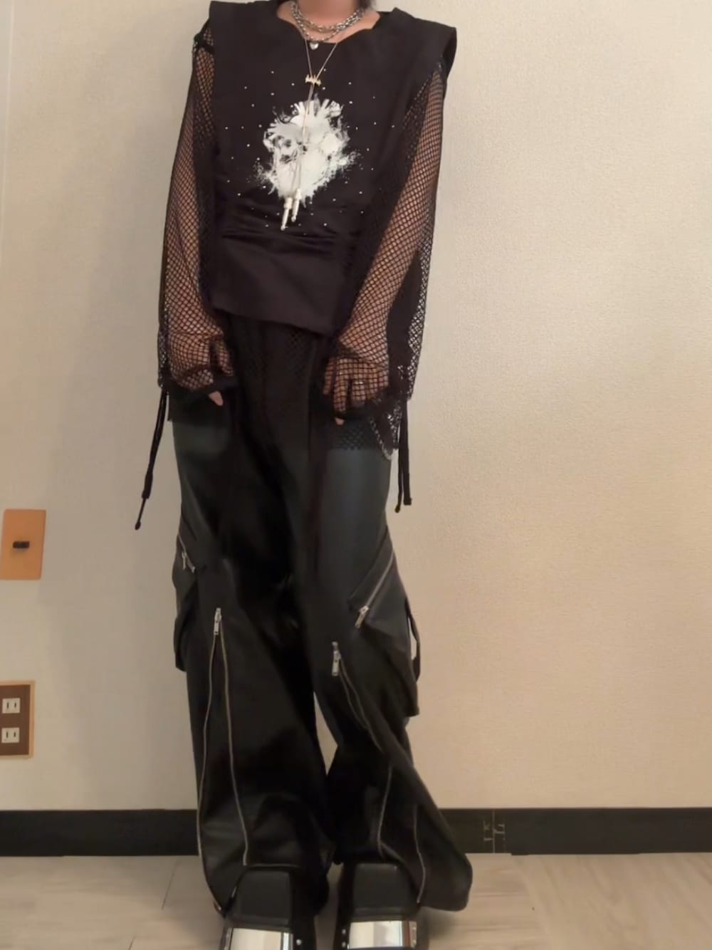 GRANCY】Metal Plate Leather Shoes / メタルプレートレザー