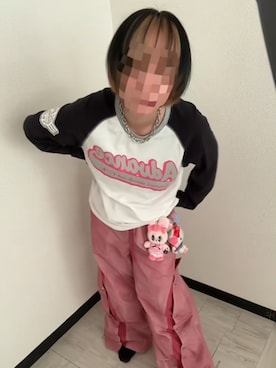 「アイテム（Tシャツ/カットソー、その他）」を使った、まさん（レディース・158cm）の秋コーディネート