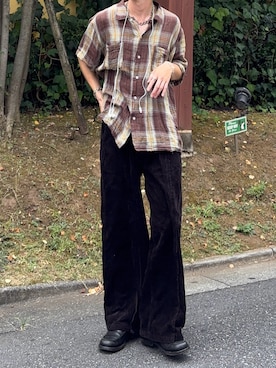 「シンプルおしゃれが好き」｜がんさん（メンズ・177cm）の秋コーディネート