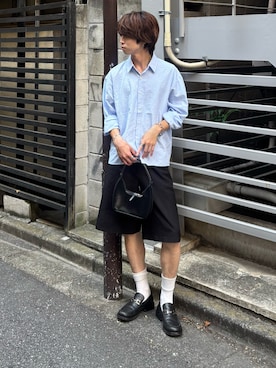 「アイテム（パンツ）」を使った、がんさん（メンズ・177cm）の夏コーディネート