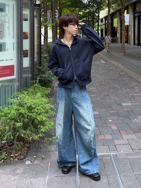 「ANEDIST（アンディスト）のアイテム」を使った、がんさん（メンズ・177cm）の秋コーディネート