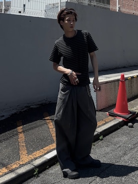 がんさん（メンズ・177cm）の春コーディネート