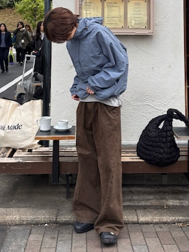 「アイテム（その他アウター）」を使った、がんさん（メンズ・177cm・20代）の秋コーディネート