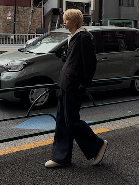 がんさん（メンズ・177cm）の春コーディネート