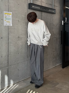 「CIASU（シアス）のアイテム」を使った、がんさん（メンズ・177cm）の冬コーディネート