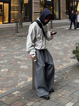 「アイテム（ブルゾン）」を使った、がんさん（メンズ・177cm）の冬コーディネート