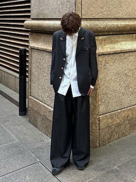 がんさん（メンズ・177cm）の春コーディネート