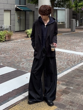 「アイテム（テーラードジャケット、その他）」を使った、がんさん（メンズ・177cm）の秋コーディネート