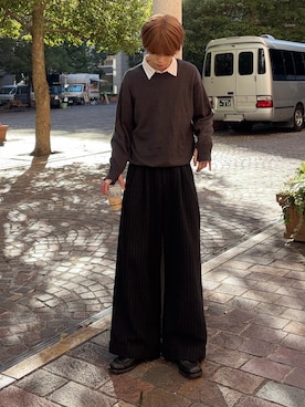 「INTER FACTORY（インターファクトリー）のアイテム」を使った、がんさん（メンズ・177cm）の冬コーディネート