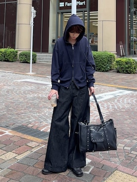 「アイテム（アクセサリー）」を使った、がんさん（メンズ・177cm）の秋コーディネート