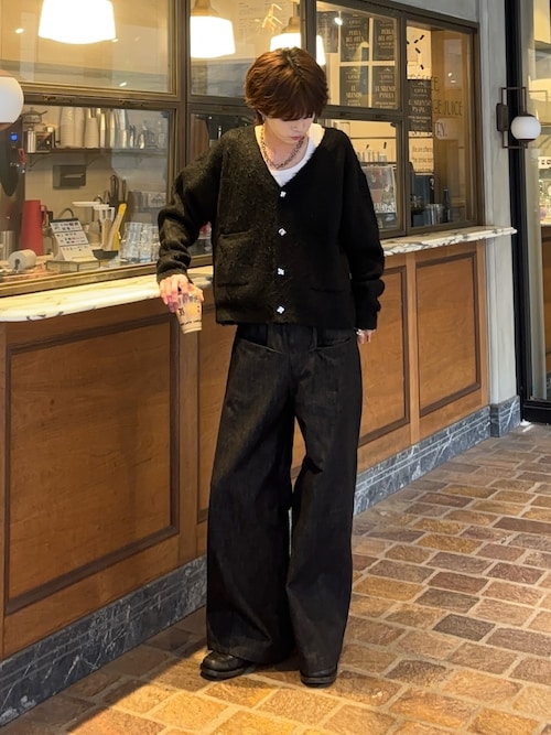 DOUBLE POCKET RIGID SLUB BAGGY DENIM TROUSERS / ダブルポケットスラ