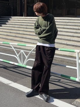 「シンプルおしゃれが好き」｜がんさん（メンズ・177cm）の秋コーディネート