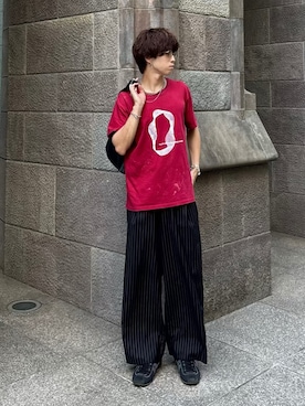「アイテム（パンツ）」を使った、がんさん（メンズ・177cm・20代）の夏コーディネート