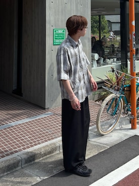 がんさん（メンズ・177cm）の春コーディネート