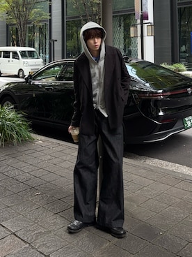 「シンプルおしゃれが好き」｜がんさん（メンズ・177cm）の秋コーディネート