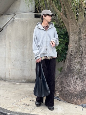 「アイテム（バッグ）」を使った、がんさん（メンズ・177cm・20代）の夏コーディネート