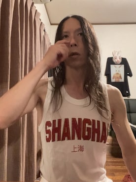 「DOLCE&GABBANA（ドルチェアンドガッバーナ）のアイテム（タンクトップ）」を使った、shin5netさん（メンズ・167cm）の秋コーディネート