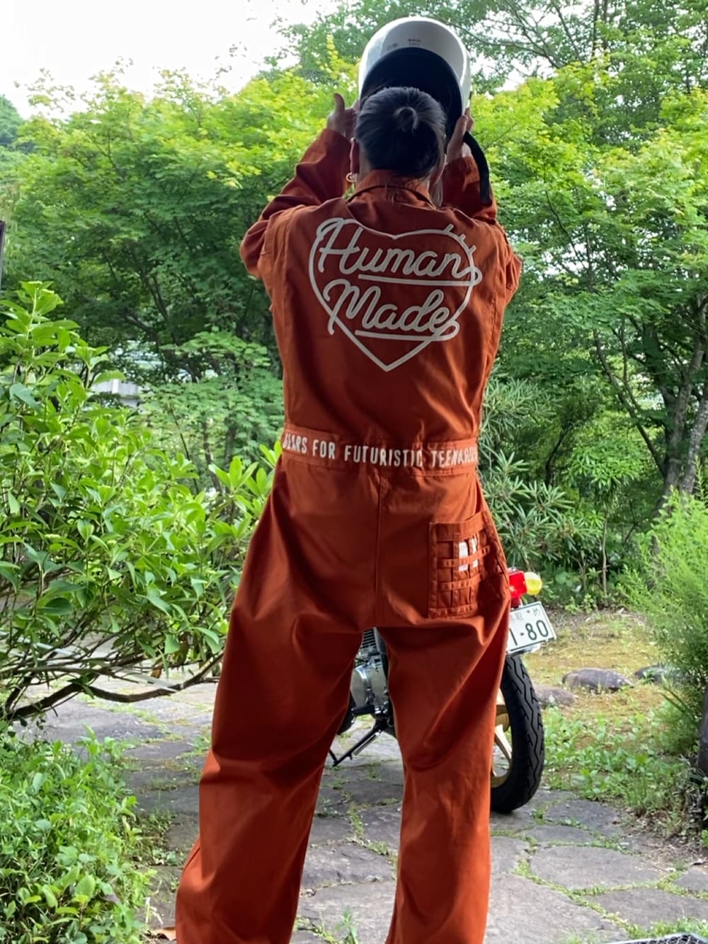 Human Made オレンジ オーバーオール