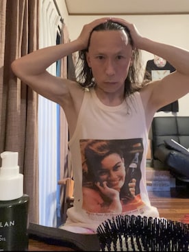 「DOLCE&GABBANA（ドルチェアンドガッバーナ）のアイテム（タンクトップ）」を使った、shin5netさん（メンズ・167cm）の夏コーディネート