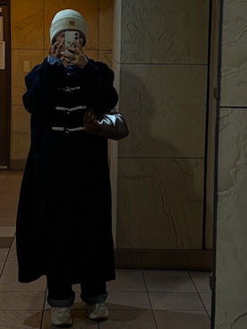 「HUMAN MADE（ヒューマンメード）のアイテム」を使った、nmomomoさん（レディース・163cm）の冬コーディネート