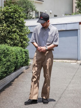 飯島葵さん（メンズ・176cm）の夏コーディネート