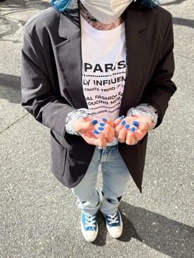 「ネイル」｜kさん（レディース・147cm）の春コーディネート