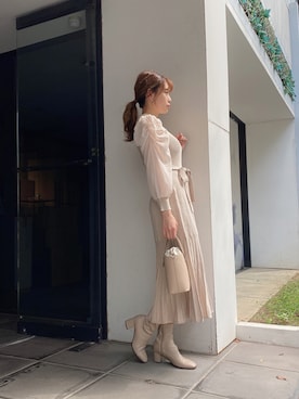 rina momiuraさん(レディース・157cm)の秋コーディネート