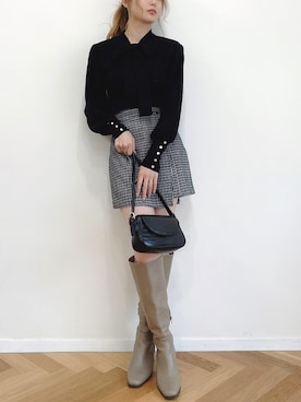 rina momiuraさん（レディース・157cm）の秋コーディネート