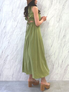 rina momiuraさん（レディース・157cm）の夏コーディネート