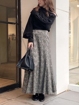 rina momiuraさん(レディース・157cm)の冬コーディネート