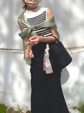 rina momiuraさん（レディース・157cm）の春コーディネート