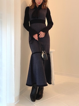 rina momiuraさん（レディース・157cm）の秋コーディネート