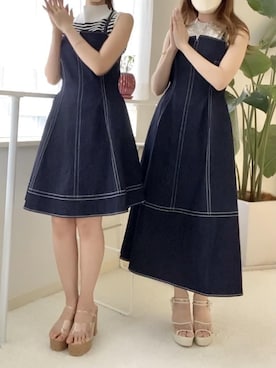 rina momiuraさん（レディース・157cm）の春コーディネート