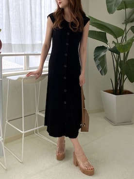 rina momiuraさん（レディース・157cm）の夏コーディネート