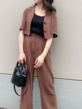 rina momiuraさん（レディース・157cm）の夏コーディネート