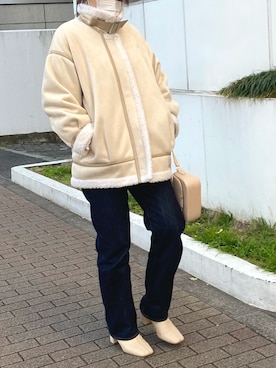 rina momiuraさん(レディース・157cm)の冬コーディネート