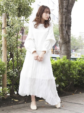 rina momiuraさん（レディース・157cm）の春コーディネート