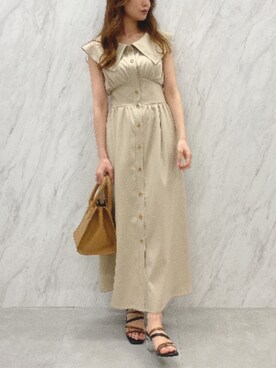 rina momiuraさん（レディース・157cm）の春コーディネート