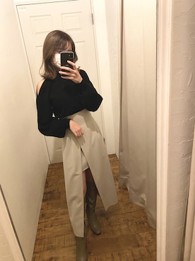 rina momiuraさん（レディース・157cm）の秋コーディネート