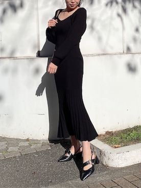 rina momiuraさん（レディース・157cm）の冬コーディネート