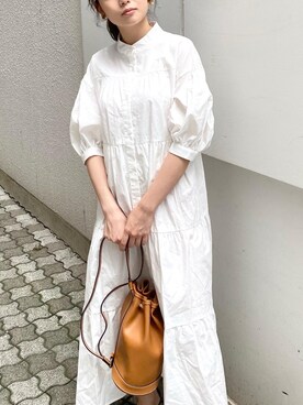 rina momiuraさん（レディース・157cm）の夏コーディネート