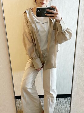 rina momiuraさん（レディース・157cm）の春コーディネート