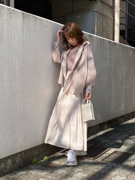 rina momiuraさん（レディース・157cm）の冬コーディネート