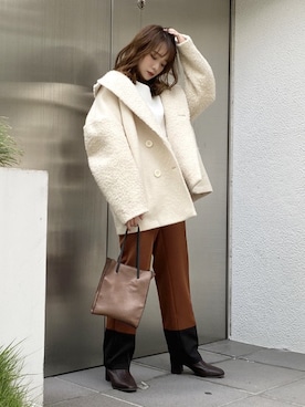 「ダズリン」｜「アイテム（その他アウター）」を使った、rina momiuraさん（レディース・157cm）の夏コーディネート