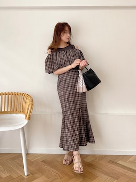 rina momiuraさん（レディース・157cm）の夏コーディネート