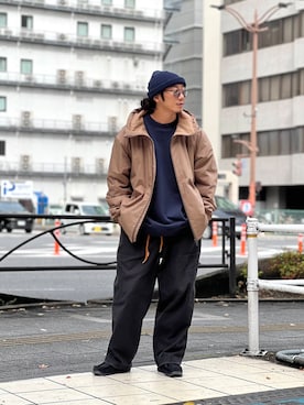 「URBAN RESEARCH Sonny Label（アーバンリサーチサニーレーベル）のヘビーウェイトコットンベーシックスウェット（スウェット）」を使った、Treeさん（メンズ・168cm）の秋コーディネート