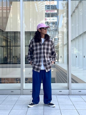 「FORK&SPOON」｜「アイテム（パンツ）」を使った、Treeさん（メンズ・168cm）の夏コーディネート