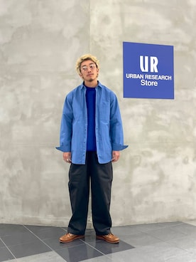 「FORK&SPOON（フォークアンドスプーン）のFORK&SPOON　フレンチドリルピグメントチノパンツ（その他パンツ）」を使った、Treeさん（メンズ・168cm）の冬コーディネート