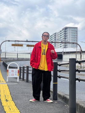 「STONEMASTER（ストーンマスター ）のアイテム」を使った、Treeさん（メンズ・168cm）の秋コーディネート