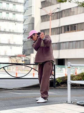 「アイテム（その他トップス）」を使った、Treeさん（メンズ・168cm）の秋コーディネート